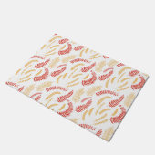 Floral patroon deurmat (Schuin)