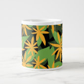 Floral patroon extra grote beker (Voorkant)