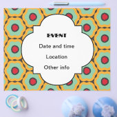 Floral patroon flyer (Enkel)