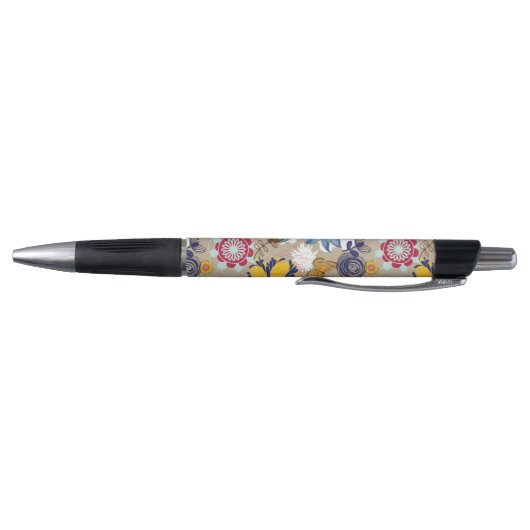 Floral patroon in retro-stijl 3 pen (Bodem)