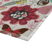 Floral patroon in retro-stijl 5 snijplank (Hoek)