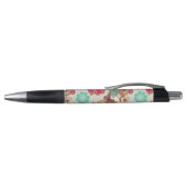 Floral patroon in retro-stijl pen (Bovenkant)
