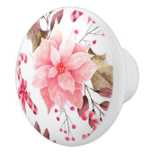 Floral patroon keramische knop (Rechts)