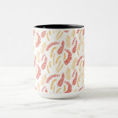 Floral patroon mok (Midden)