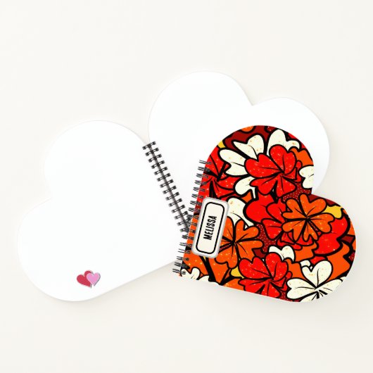 Floral patroon notitieboek (Binnen)