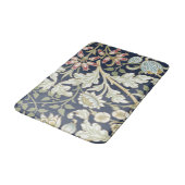  Floral Patroon op blauw Badmat (Gekanteld)