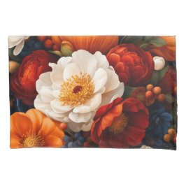 Floral Patroon Pair Standaard Kussensloop