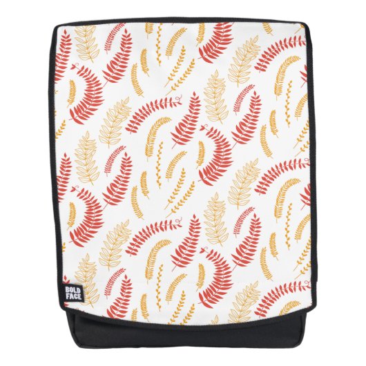 Floral patroon rugtassen (Voorkant)