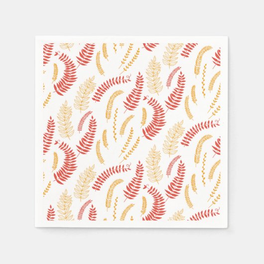 Floral patroon servetten (Voorkant)