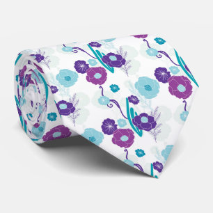 Floral patroon stropdas