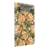  Floral patroon van gele rozen Mini Klembord (Schuin)