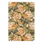  Floral patroon van gele rozen Mini Klembord (Achterkant)