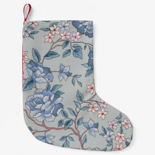 Floral patroon. Vloer naadloze achtergrond. Flouri Kleine Kerstsok