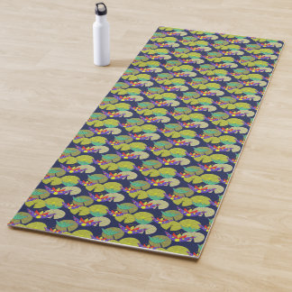 Floral patroon yogamat