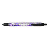 Floral patroon zwarte inkt pen (Achterkant)