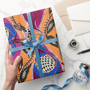 Floral patroonpapier, oostelijk Samarkande Cadeaupapier