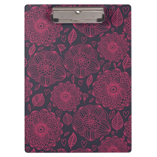 Floral Pattern 10 Klembord (Voorkant)