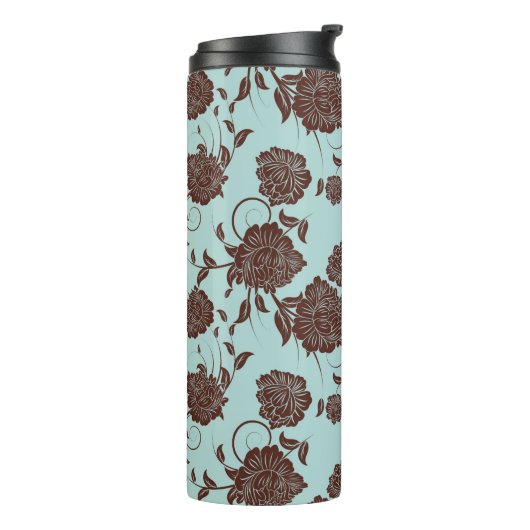 Floral Pattern 10 Thermosbeker (Gedraaid links)