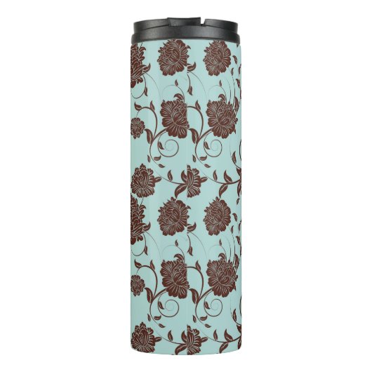 Floral Pattern 10 Thermosbeker (Achterkant)