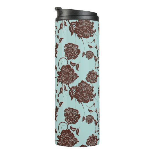 Floral Pattern 10 Thermosbeker (Geroteerd rechts)