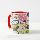 Floral Pattern 11 Mok (Voorkant links)