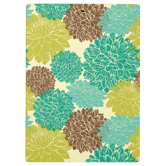 Floral Pattern 12 Klembord (Achterkant)