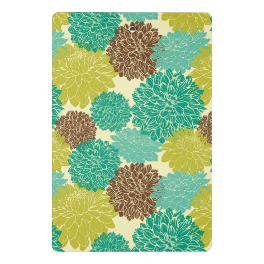 Floral Pattern 12 Mini Klembord (Achterkant)