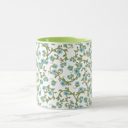 Floral Pattern 12 Mok (Midden)