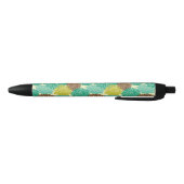 Floral Pattern 12 Zwarte Inkt Pen (Bodem)