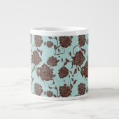 Floral Pattern 13 Extra Grote Beker (Voorkant)