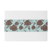 Floral Pattern 13 Uitnodigingen Wikkel (Achterkant Voorbeeld)