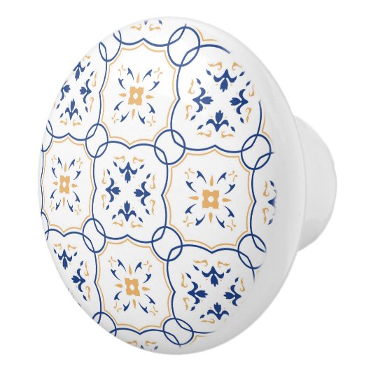 Floral Pattern 3 Keramische Knop (Rechts)