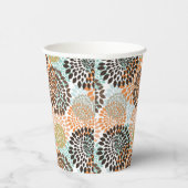 Floral Pattern 3 Papieren Bekers (Rechts)