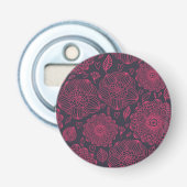 Floral Pattern 4 Button Flesopener (Voorkant)