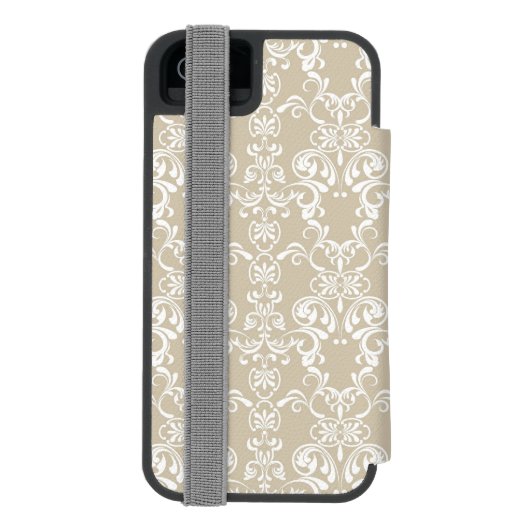 Floral Pattern 4 Incipio iPhone Portemonnee Hoesje (Agenda Achterkant)