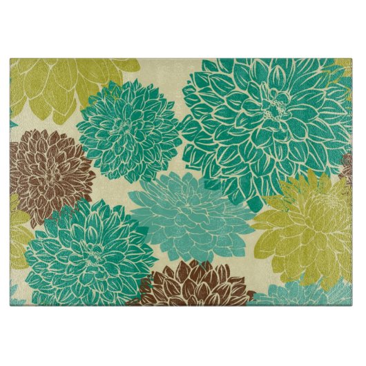 Floral Pattern 4 Snijplank (Voorkant)