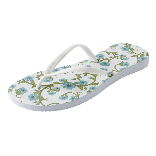 Floral Pattern 5 Teenslippers (Schuin)