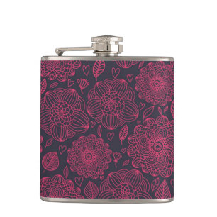 Floral Pattern 6 Heupfles