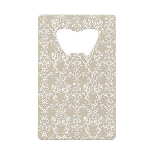 Floral Pattern 6 Kredietkaart Flessenopener (Voorkant)
