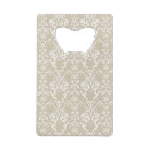 Floral Pattern 6 Kredietkaart Flessenopener (Achterkant)