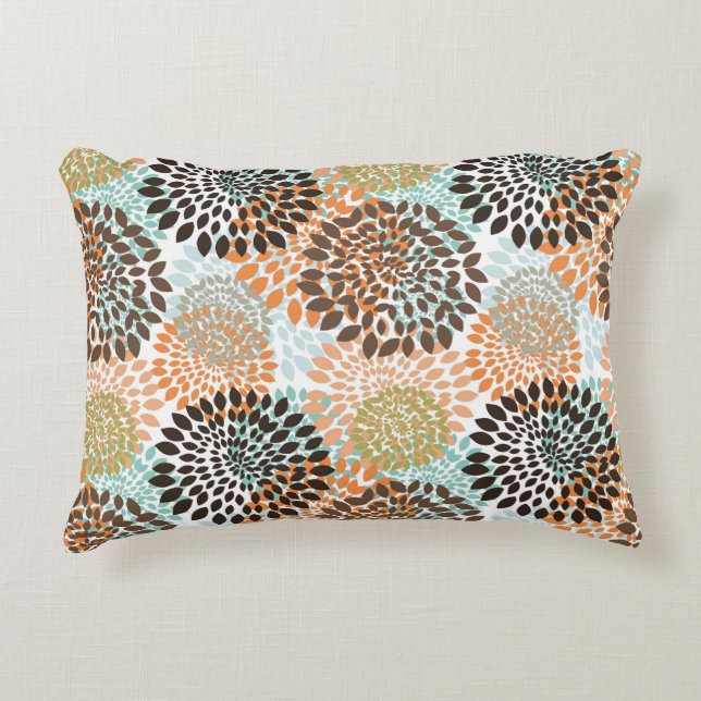 Floral Pattern 7 Accent Kussen (Voorkant)