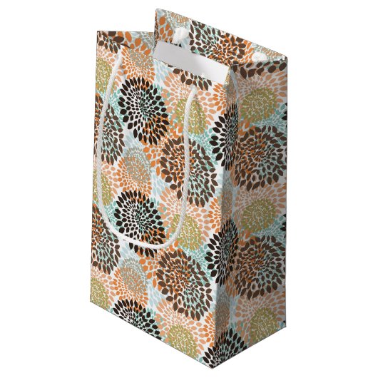 Floral Pattern 7 Klein Cadeauzakje (Achterkant Gekanteld)