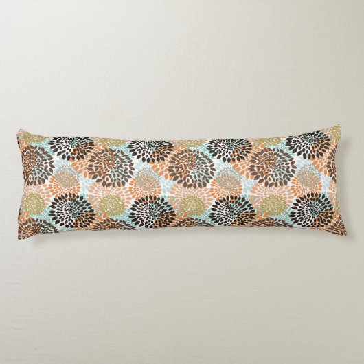 Floral Pattern 7 Lichaamskussen (Achterkant)