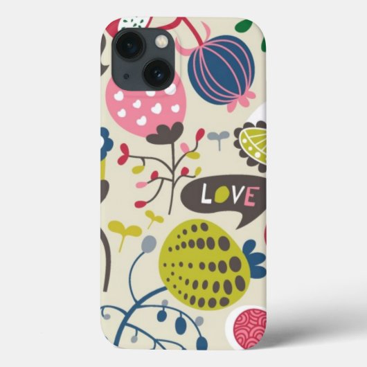 Floral Pattern 8 Case-Mate iPhone Case (Achterkant)