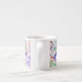 Floral Pattern 8 Espresso Kop (Achterkant)