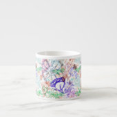 Floral Pattern 8 Espresso Kop (Voorkant)