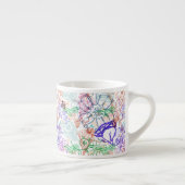 Floral Pattern 8 Espresso Kop (Rechts)