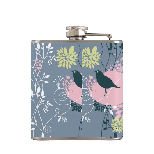 Floral Pattern 8 Heupfles (Achterkant)