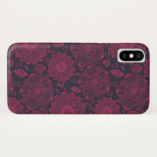 Floral Pattern 9 Case-Mate iPhone Case (Achterkant (horizontaal))