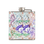 Floral Pattern 9 Heupfles (Achterkant)